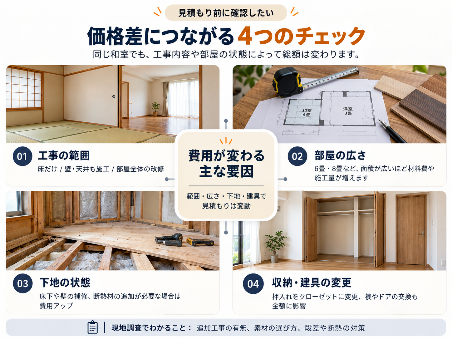 和室から洋室