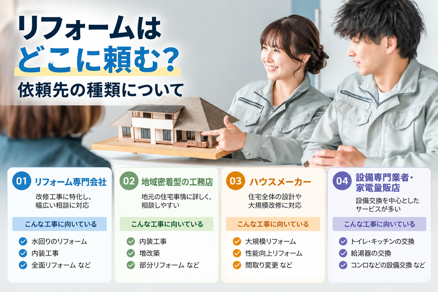 リフォーム会社 選び方