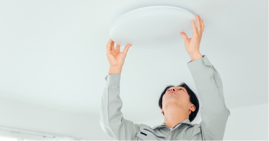 電球、蛍光灯交換(グロー含む)通常5000円が無料