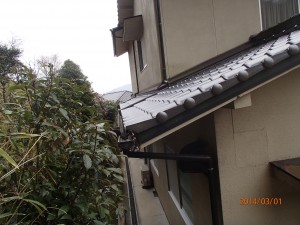 笠岡市今立 Ｋ様/施工事例　雨どい改修リフォーム工事