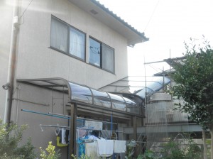 笠岡市城見台 N様/施工事例　テラス改築リフォーム工事