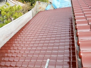 浅口市 Y様邸/施工事例　屋根の塗装工事