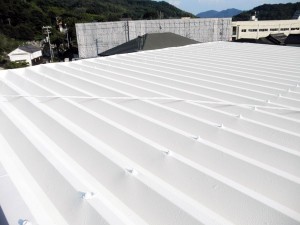 笠岡市 T様邸/施工事例　トタン屋根の遮熱塗装リフォーム工事