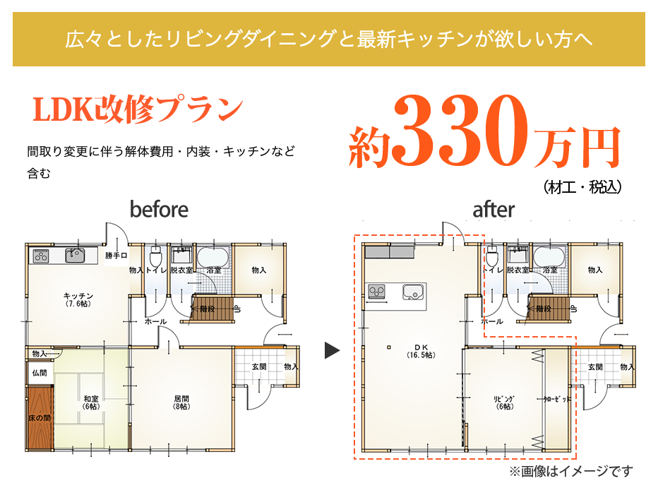 LDK改修プラン